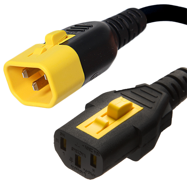 C14 to C13 V-Lock Connector Power Cords