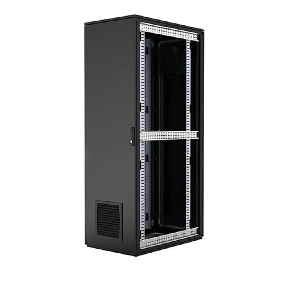 Schneider President Cyber Rack 36U 800W 800D with Front Perforated Door & Rear Spilt Door view 2