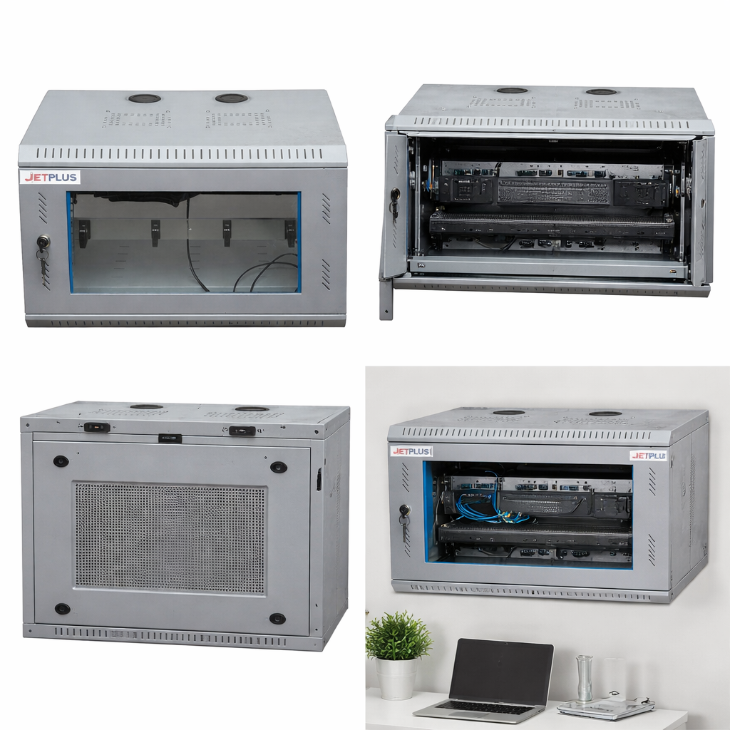 Wall Mount grey Cabinets (4U,6U,9U) view 3