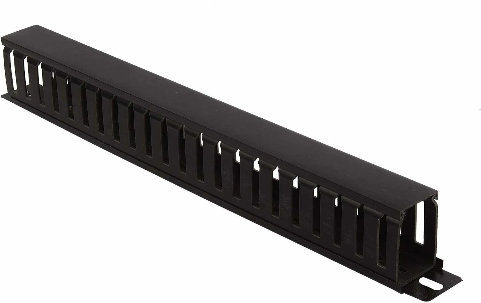 Metal Horizontal Cable Manager with Cover for Rack | JetPlus