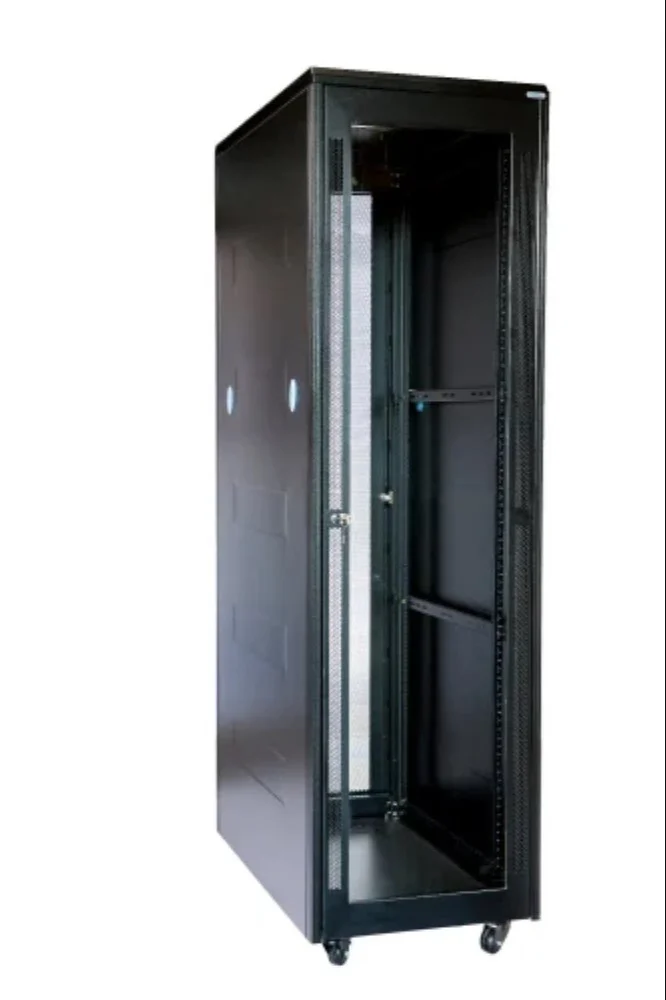 Schneider President Cyber Rack 42U 600W 1200D with Front Perforated & Rear Spilt Door view 3