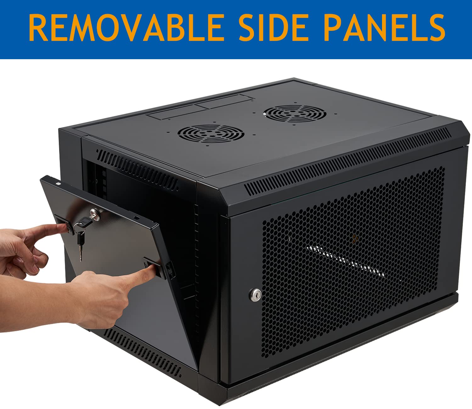 Premium Wall Mount Server Cabinet view 2