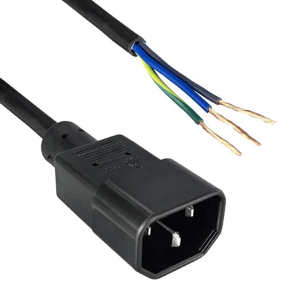 C14 CONNECTOR WITH FREE END view 2