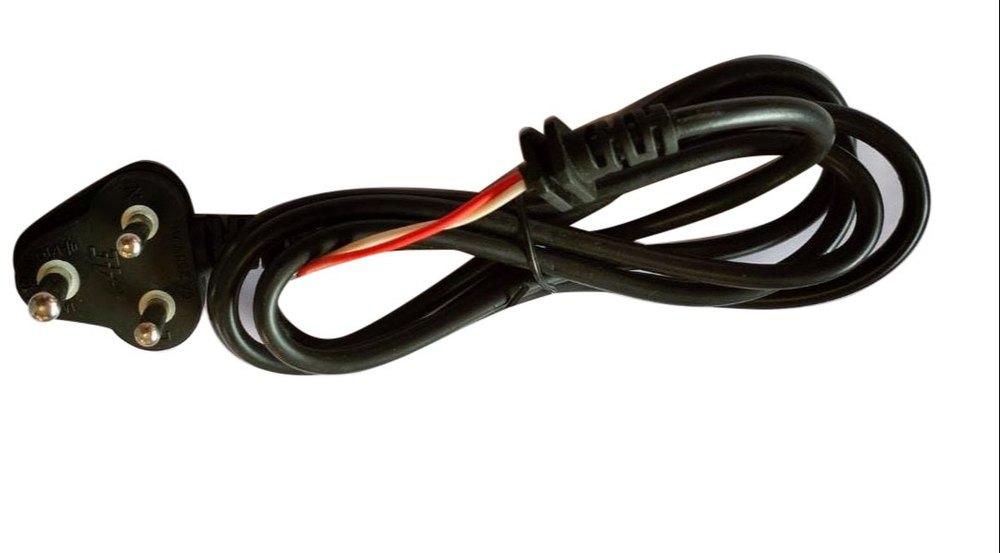 3 PIN 2 CORE INDIAN PLUG WITH FREE END