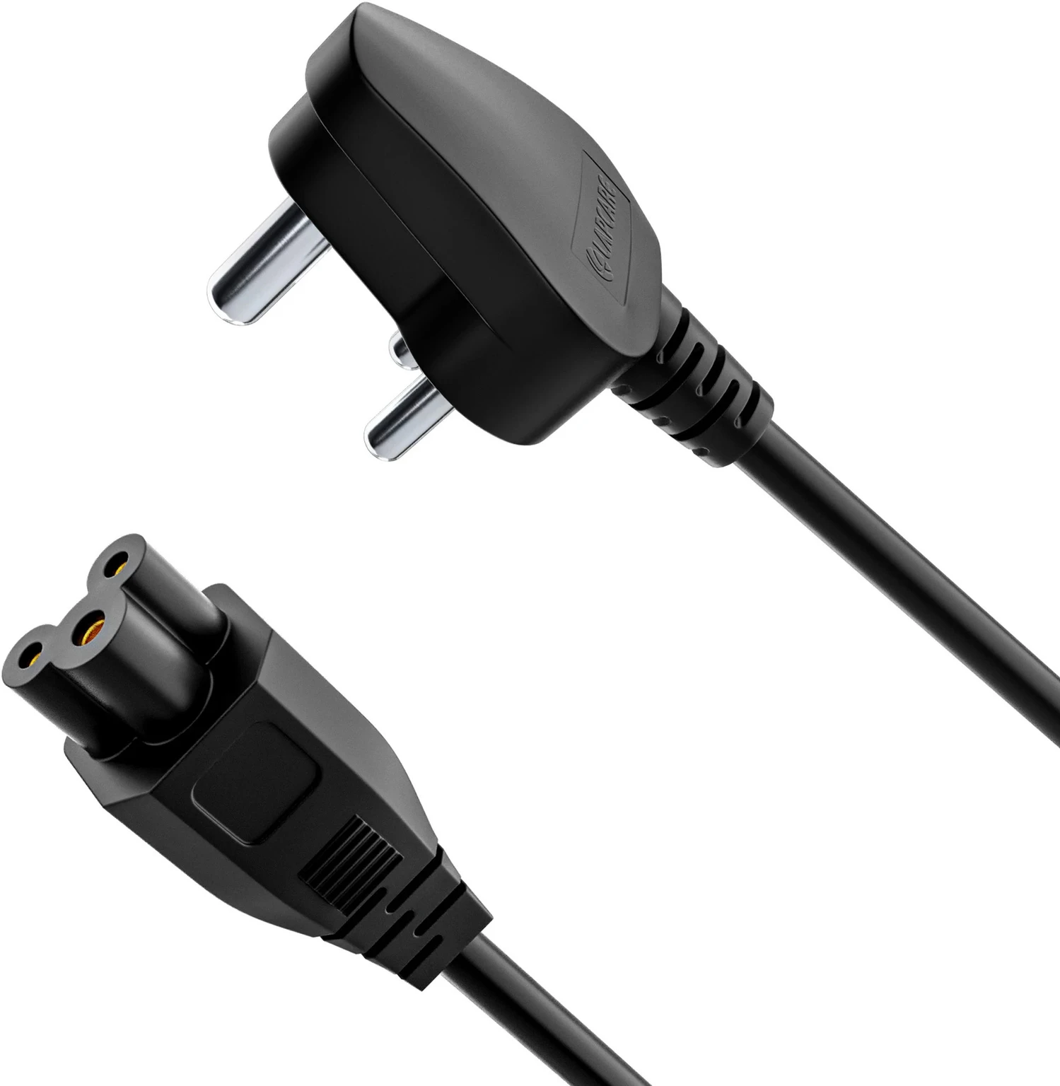 3 PIN INDIAN PLUG WITH C5 CONNECTOR (NOTEBOOK) view 2